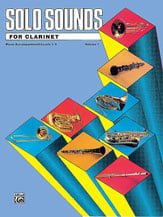 Solo Sounds for Clarinet Vol. 1 LV 1-3 Piano Accompaniment cover